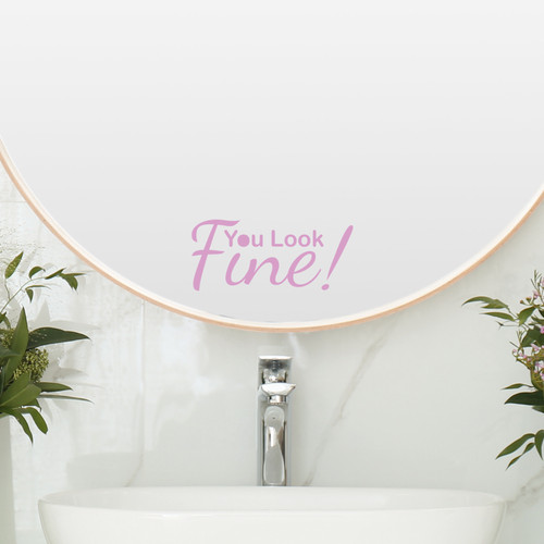 Hello beautiful mirror - beautiful, sticker