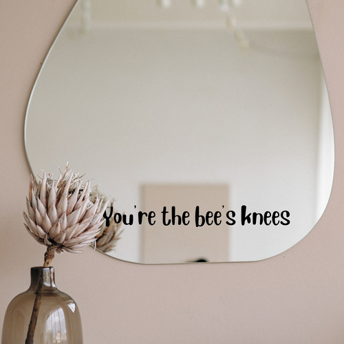 Positive mirror sticker - positive,
