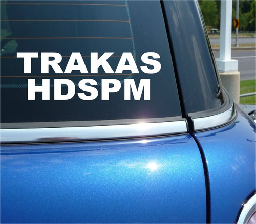 Trakas hdspm sticker decal - trakas,